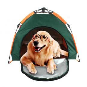 Outdoor pet semi-automatic puppy tent outdoor convenient foldable pet tent waterproof and beautiful dog special tent